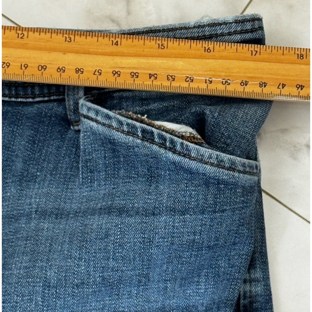 Talbot's Jeans Size 14 Wide Leg High Waist Crop Length - Picture 4 of 5